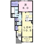 イリーデⅡの間取り画像