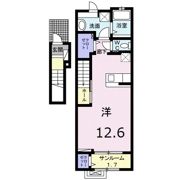 ハピアス鎌田の間取り画像