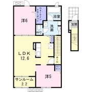 メゾン ベレット Aの間取り画像