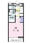 キャトルズ ソレイユの間取り画像