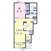 ソレイユ町村の間取り画像