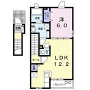 フレイツバーンの間取り画像