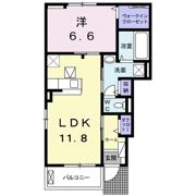 ローズコリーヌAの間取り画像