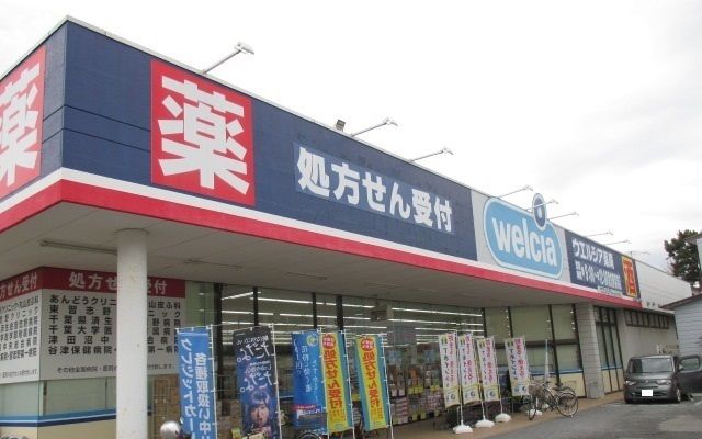 近くのウエルシア習志野実籾店まで220m(徒歩3分)