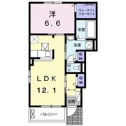 アドレ Bの間取り画像