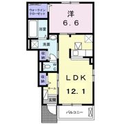 アドレ Bの間取り画像