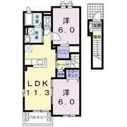 クレアールの間取り画像