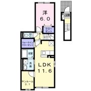 シャルマン櫻街6 梓館の間取り画像
