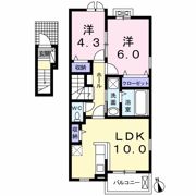 シャン・ド・プレールAの間取り画像