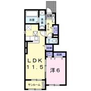 グランカーサ水芳Ⅰの間取り画像