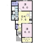サン ローズの間取り画像