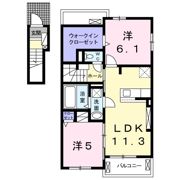 RKハイムAの間取り画像