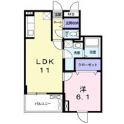 マンダリンカⅠの間取り画像