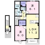 grand jete Ⅰの間取り画像