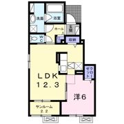 ロハス Ⅳの間取り画像