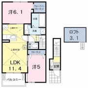 カーサ・ドマーニSの間取り画像
