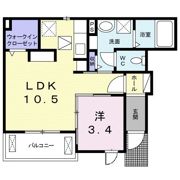 ヴァイオレットガーデンの間取り画像