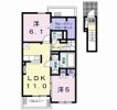 アドーニス Ⅱの間取り画像