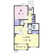 コンフォール Cの間取り画像
