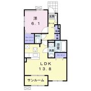 コンフォール Cの間取り画像