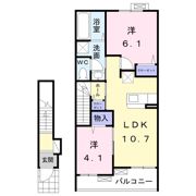 グレーシア Aの間取り画像