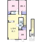 ガッド プレズントの間取り画像
