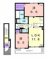 エステート川島Ⅲの間取り画像