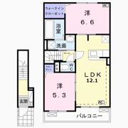 スプリング フォースⅠの間取り画像