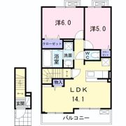 カーサカメリアⅧの間取り画像