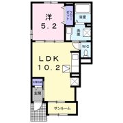 ヴィルゴ Bの間取り画像