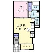 ヴィルゴ Bの間取り画像