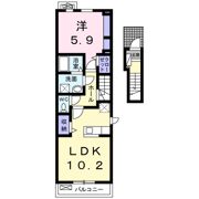 ラスターポイントⅥの間取り画像