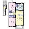 棗（なつめ） Ⅱの間取り画像