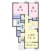 リオ・グランデ直方3番館の間取り画像