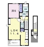 カレント・KⅢの間取り画像