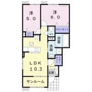 エリーゼBの間取り画像