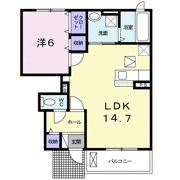 スターブル知 Ⅲの間取り画像