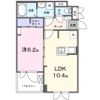 La Paix（禁煙AP）の間取り画像