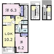 アルコバレーニⅢの間取り画像
