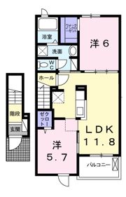 ニューアメニティー太子Ⅱの間取り画像