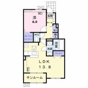 コンフォート長松Ⅰの間取り画像