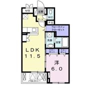 アンジェ アルカン シエルの間取り画像
