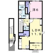 グレイス メリアの間取り画像