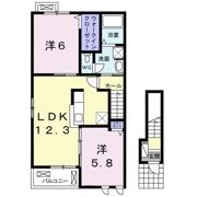 フォレストⅡの間取り画像