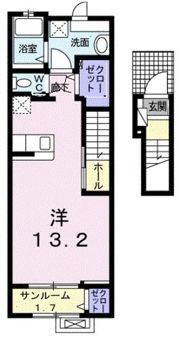 ヴェルドゥーラ Cの間取り画像