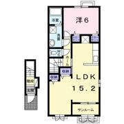 ミニョン ホアの間取り画像