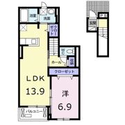 ヴィル リヴェールの間取り画像