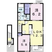 フラワーガーデンAの間取り画像