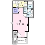 メゾンabecyuⅡの間取り画像
