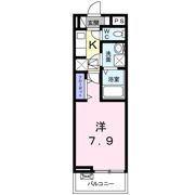 グリシーヌ・ユーヤ三ツ沢Bの間取り画像